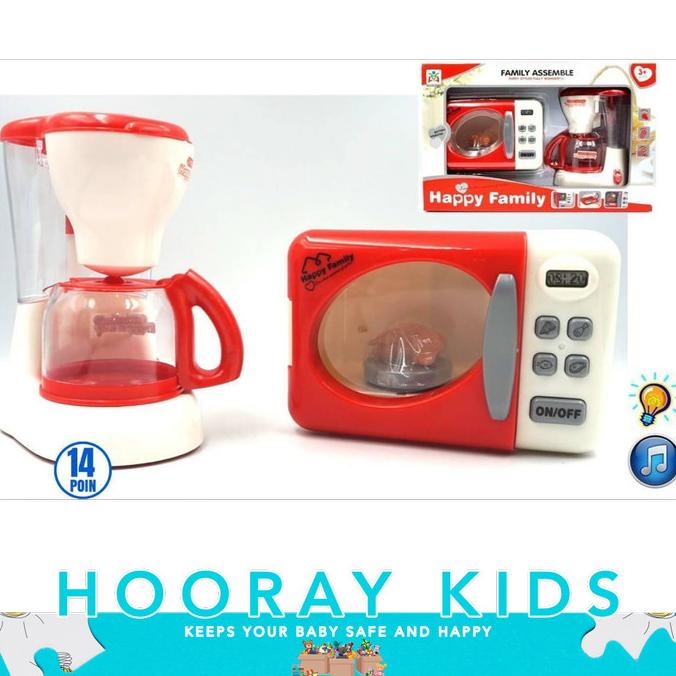 Mainan Masak Masakan Microwave Oven Kitchen Set Mini Murah Edukasi