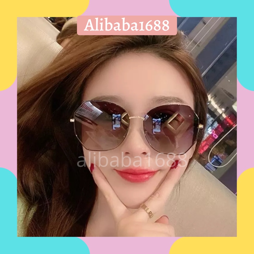 *ALIBABA1688*COD Kacamata Fashion Wanita Transparant / Kaca Mata Wanita Kekinian / Kacamata Pantai