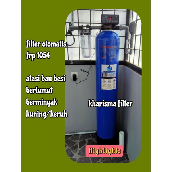 filter air sumur / PDAM otomatis frp 1054 berkualitas