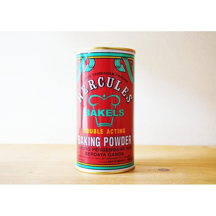 

Baking Powder Hercules Double Acting 450gr | Pengembang Kue