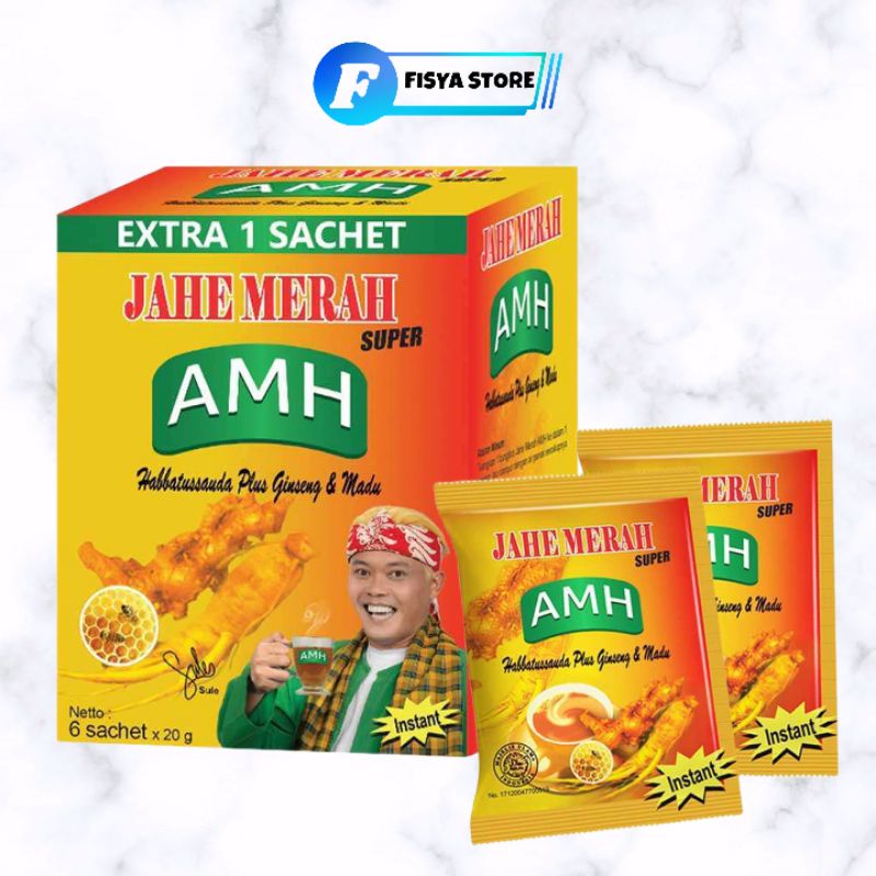 

[ MURAH MERIAH ] Jahe Merah AMH amanah isi 12 sachet/bungkus