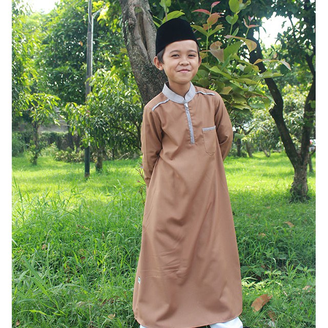 Salim_Moslem - Busana Muslim/Gamis Anak Laki Laki/Koko Anak Laki-Laki Bahan Toyobo