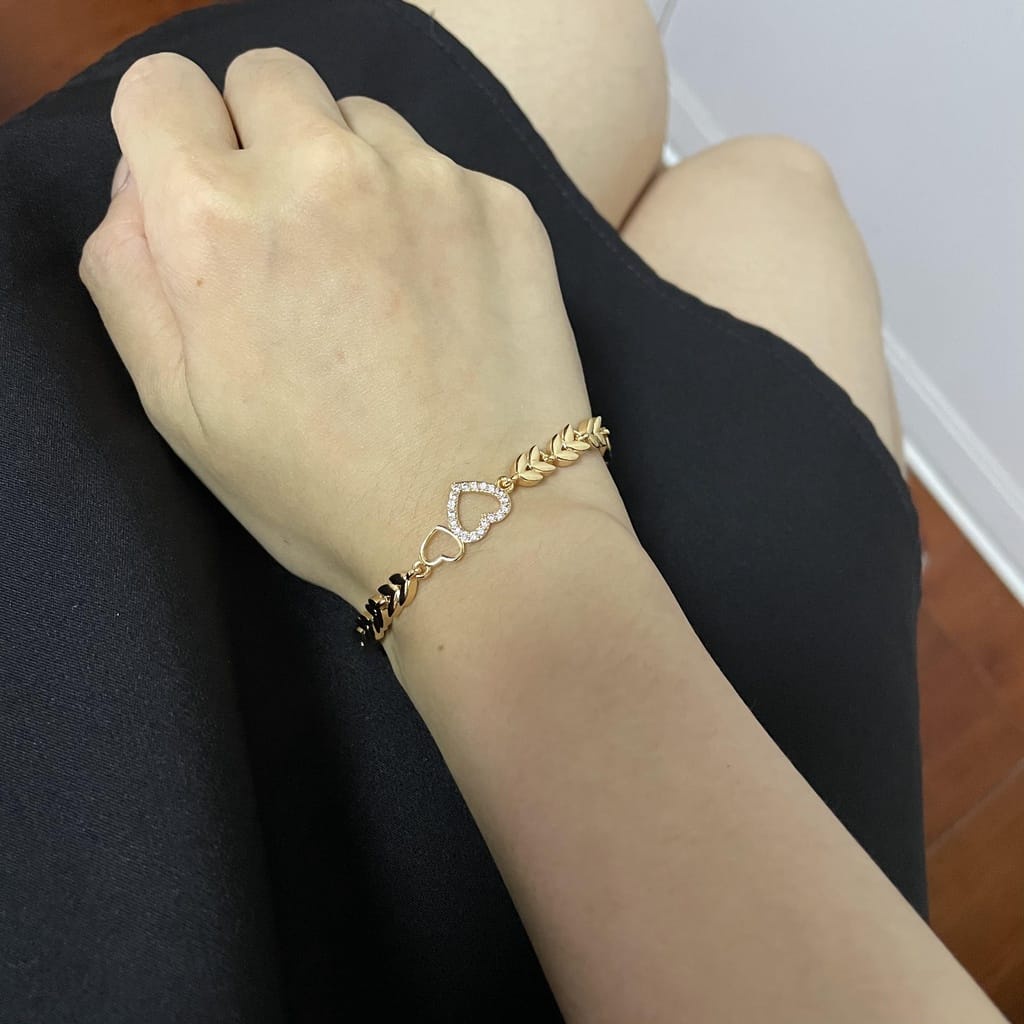 Gelang Rantai/Gelang bangle bangkok Wanita/GELANG SERUT WANITA Anti Luntur Fashion Aksesoris Wanita Gelang Tangan Anti Karat