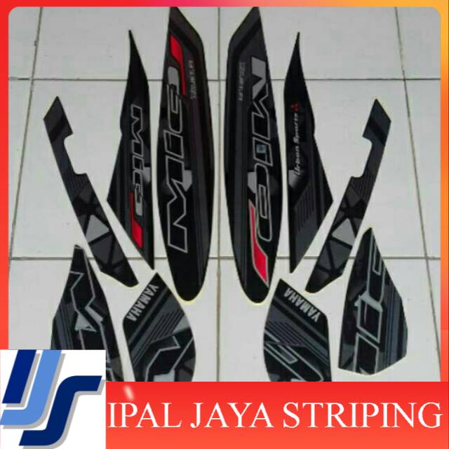 Stiker Mio J 2014 hitam