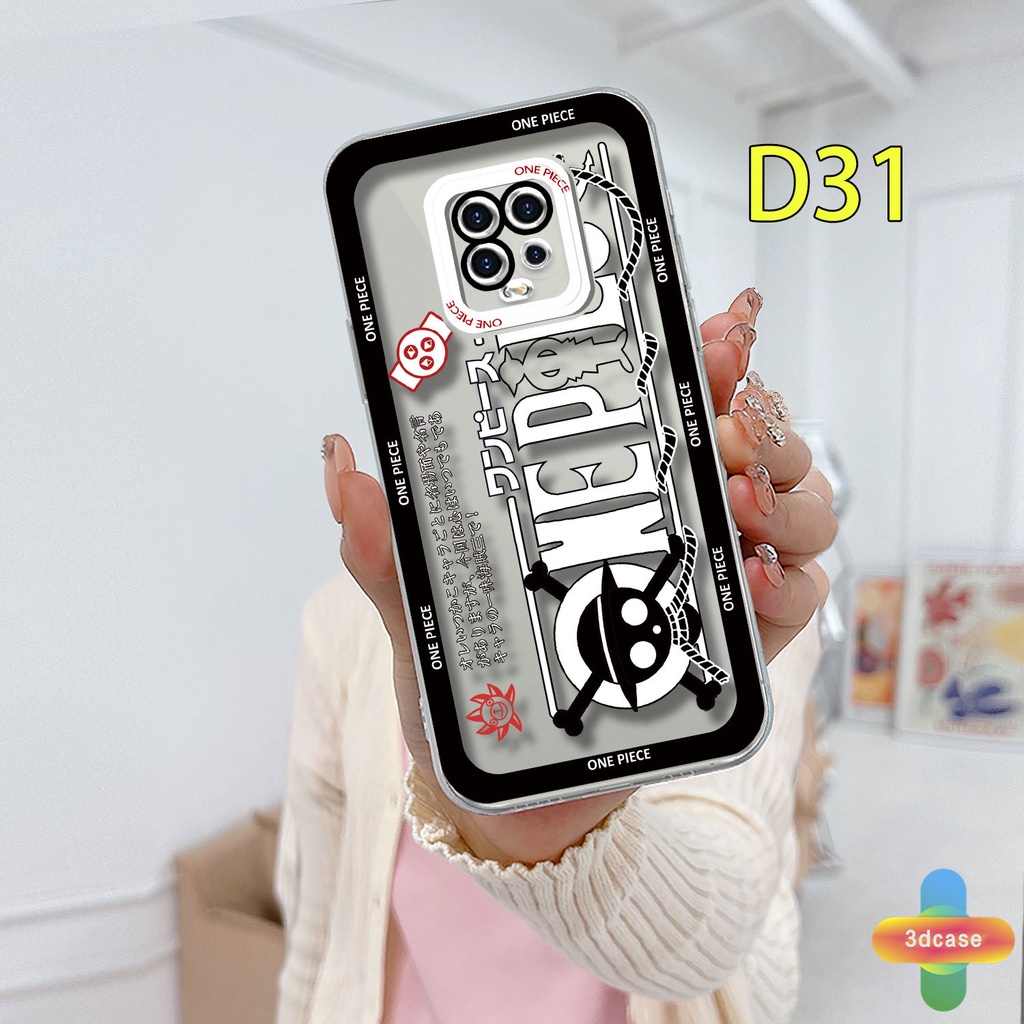 Casing Soft Case Xiaomi Redmi Note 9 8 10 10S 9 10 PRO MAX 11 9S Xiaomi Redmi POCO C3 C31 X3 NFC X3 PRO Redmi 9C NFC 9A 9i 9T 9AT 9ACTIV 9 PRO Power 10X POCO M2 PRO 10 Prime Cartoon One Piece Transparent Case