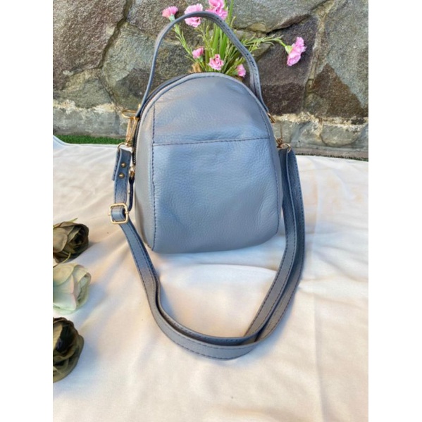 Tas selempang minion kulit papirut