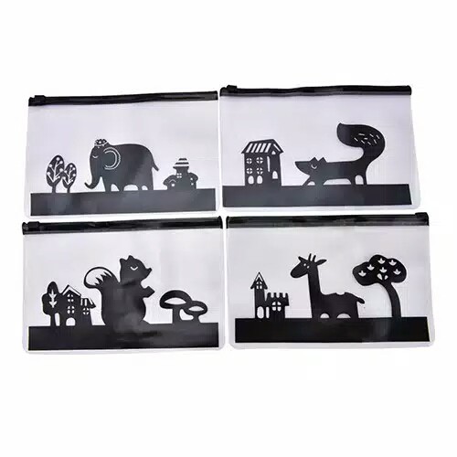 

Tmpat Pensil Bening Motif Binatang/ Tempat Make-Up/Tempat HP
