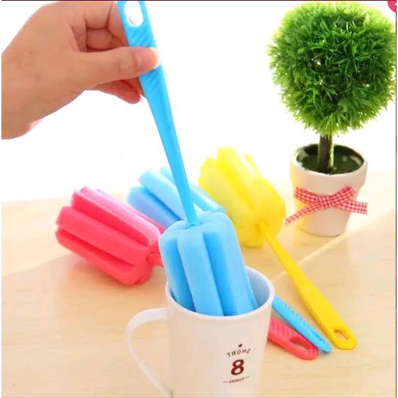 Smartchoice-Sikat Botol Susu Bayi Sikat Gelas Sponge Bottle Brush