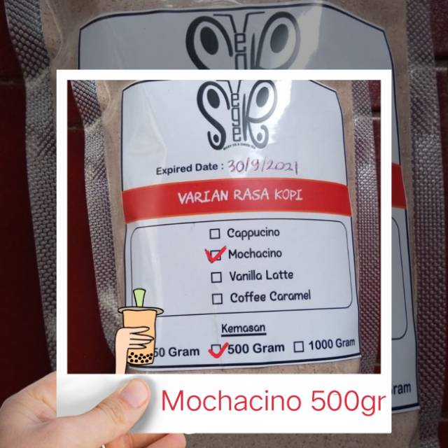 

Bubuk/Powder Minuman Rasa Mochacino (500gr)