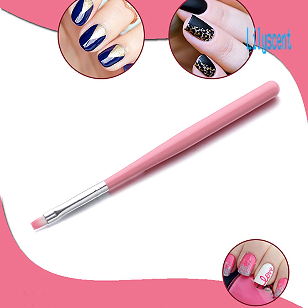 Lily Pensil Brush Nail Art / Manicure Profesional DIY