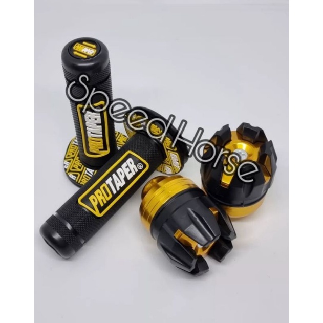 paket 2in1 Handgrip protaper +jalu as untuk semua motor  Universal