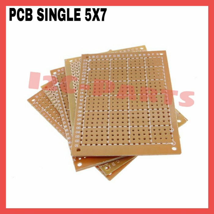 PCB Lubang 5x7 cm Matrix Universal 5 x 7 DIY Prototype Single Layer