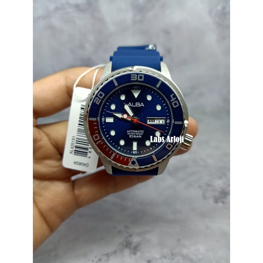 Jam Tangan Alba Men Automatic AL4251 AL4251X1 Original