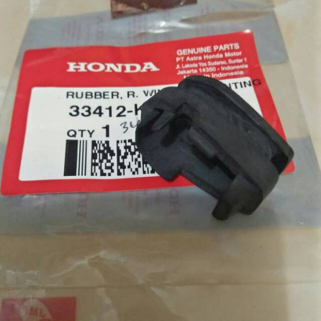 karet dudukan bantalan lampu sen sein kanan cbr 150r cbr 250rr original