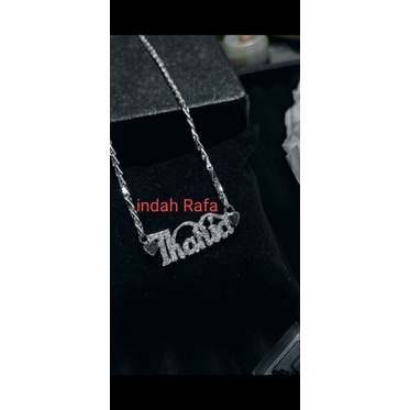 kalung perak nama padi