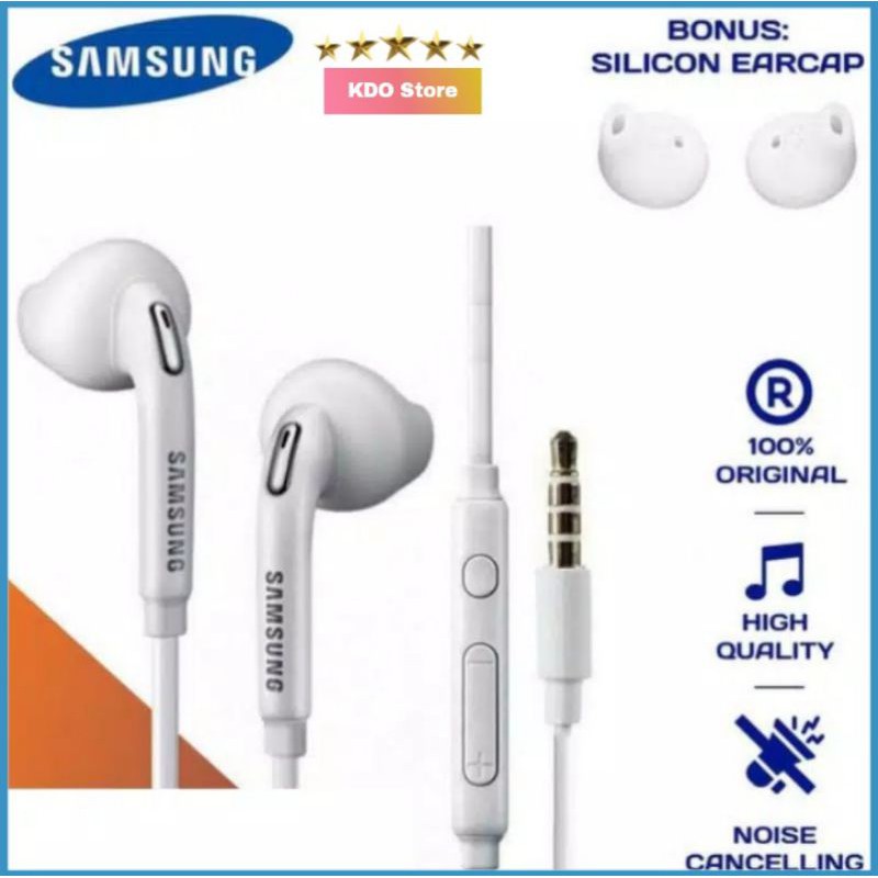 headset earphone Samsung galaxy A20 A20s A21 A21s Original 100% with mic and earbud