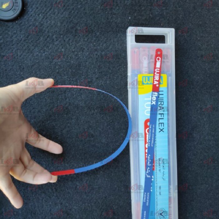 Mata Gergaji Besi Ujira 10D 24T Flexible Ukuran 300mm 12 inci Satuan