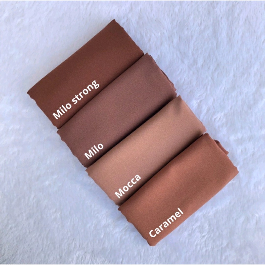 PART 3 : PASMINA DIAMON 175x75 PASHMINA DIAMOND GEORGETTE-CARAMEL