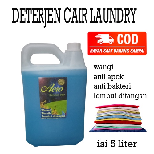 DETERJEN CAIR LONDRY SABUN CAIR LAUNDRY HARUM TAHAN LAMA ISI 5 LITER