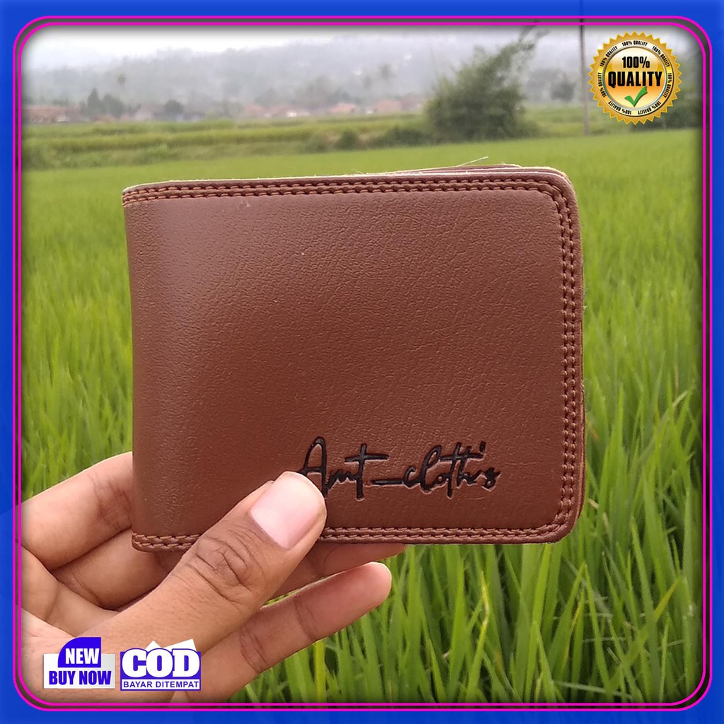 AMT CLOTH'S Dompet Lipat Bahan Kulit PVC TERBARU ORIGINAL COD