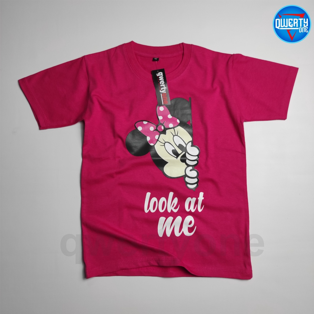 KAOS DISTRO ANAK PEREMPUAN LENGAN PENDEK 1-12 TAHUN