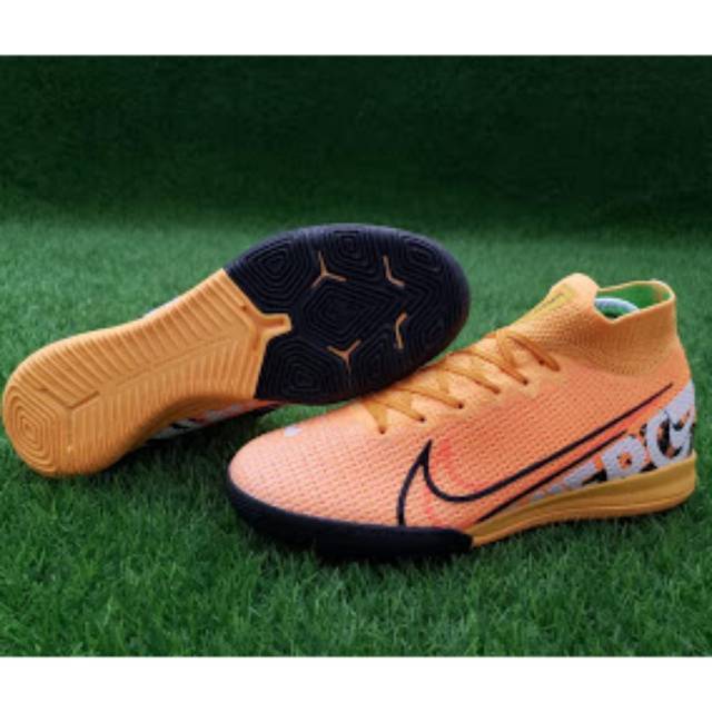 Sepatu Futsal Nike Mercurial Superly VII Elite IC - Laser Orange