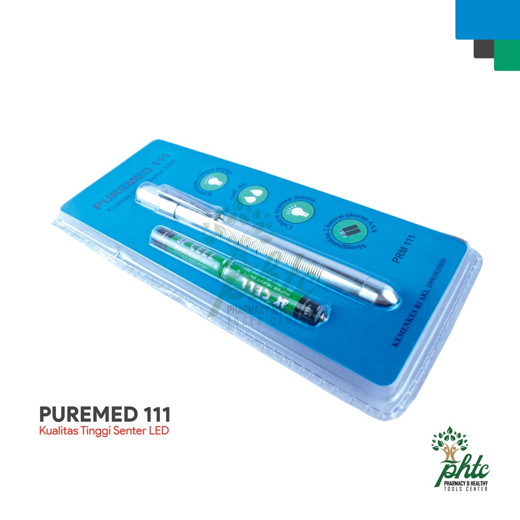 PUREMED Penlight LED Smart Soft light l Pen Light l Lampu Senter Pulpen Lampu Putih PRM 111