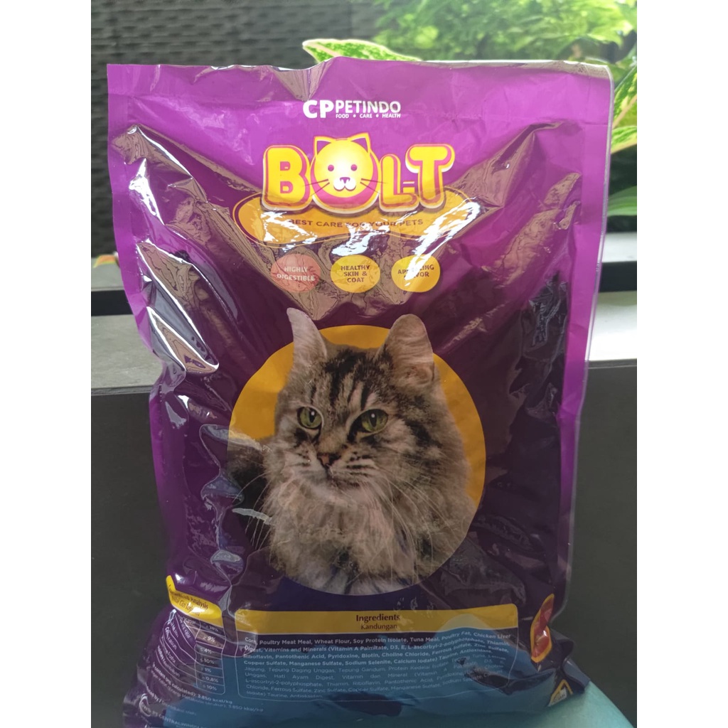 Bolt Tuna Adult Cat Food Kibble Ikan Repack 1kg