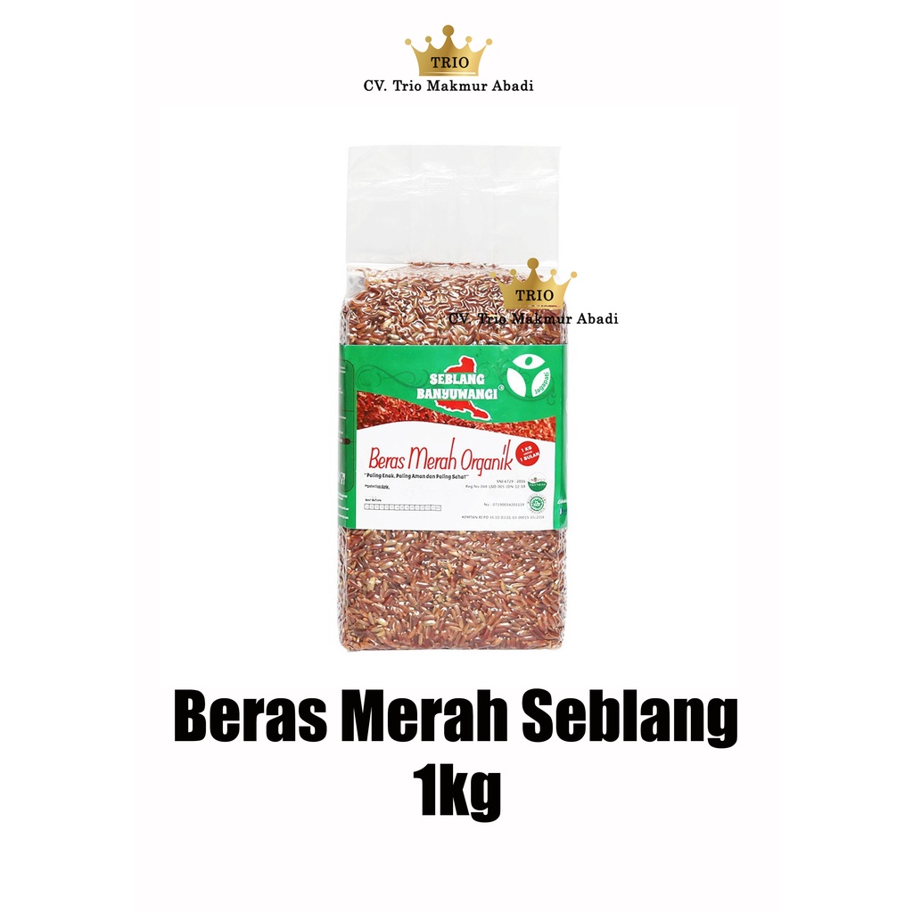 

Beras Merah Seblang Organik 1kg