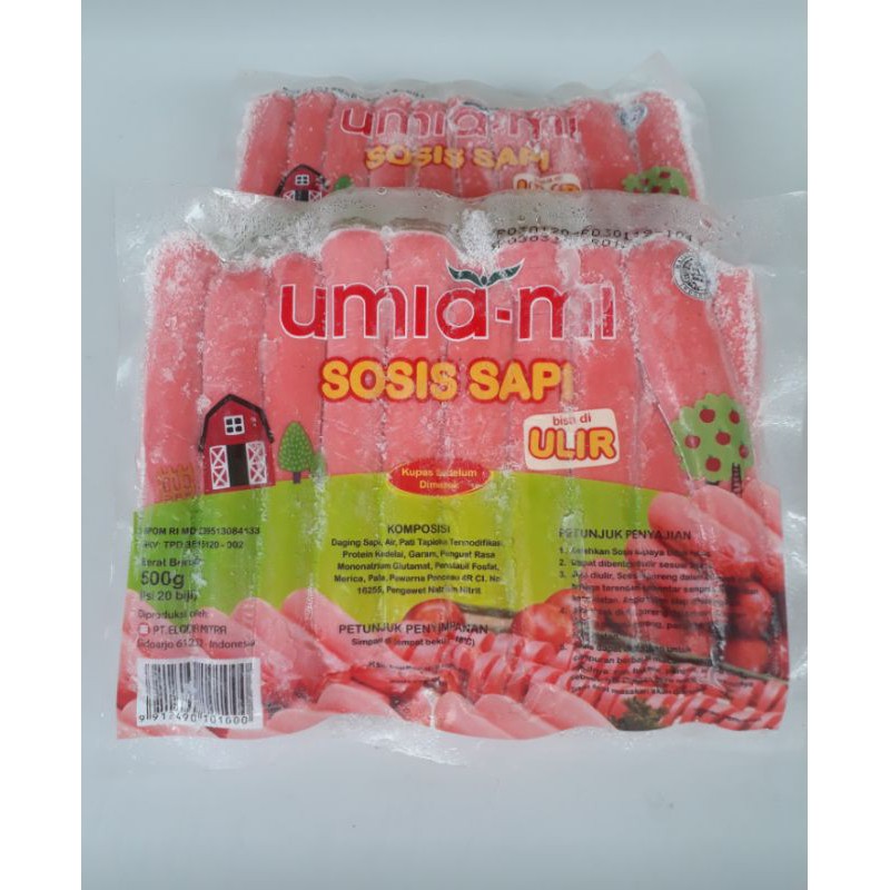 

Umiami sosis sapi ulir 500 g