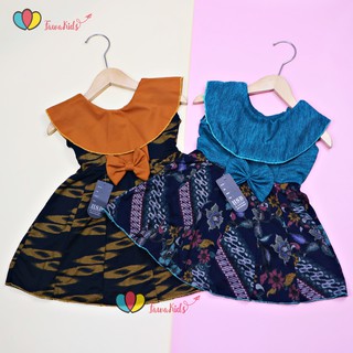 Dress Batik  uk Bayi  0 12 Bulan Dres Anak Perempuan  
