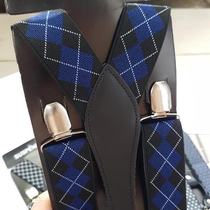 Suspender Pria Suspender Dewasa Jepit 4 Motif