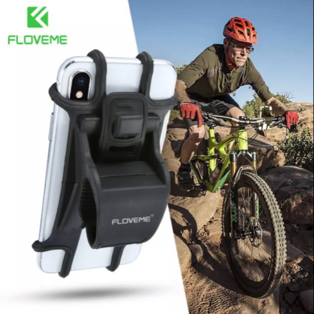 Holder Sepeda Floveme Bicycle Phone Holder Motor Bike Cycle Car for Android Iphone