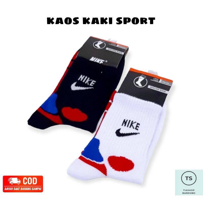 Kaos Kaki Sport (N-13) Pria dan Wanita || Kaos Kaki Olahraga Motif Panjang