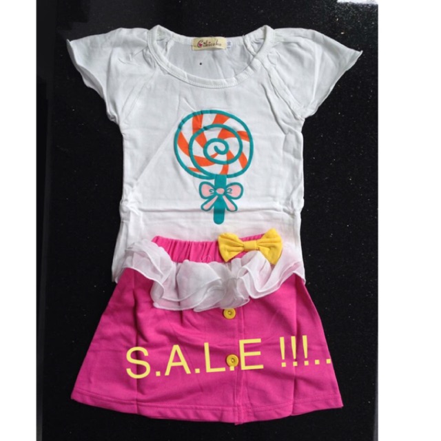 Stelan sale baju anak Import lolipop