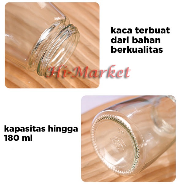 Dispenser Bumbu Dapur Botol Kaca Bumbu Unik 定量盐罐按压式控盐瓶