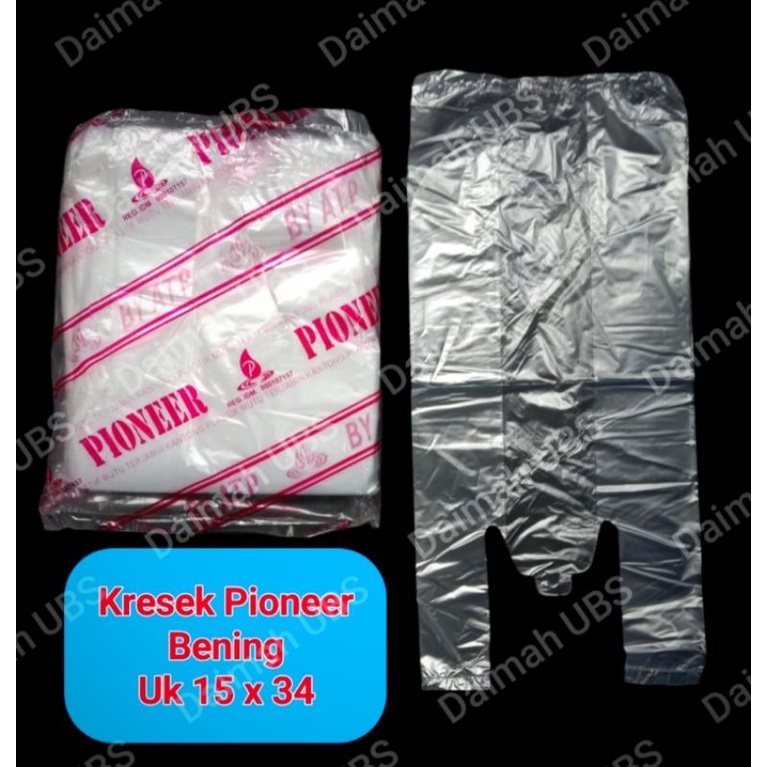 Kresek Pioneer Bening Uk 15, Kantong Plastik Kresek Uk 15 Natural , Kresek HD Ukuran Kecil, Kresek 1