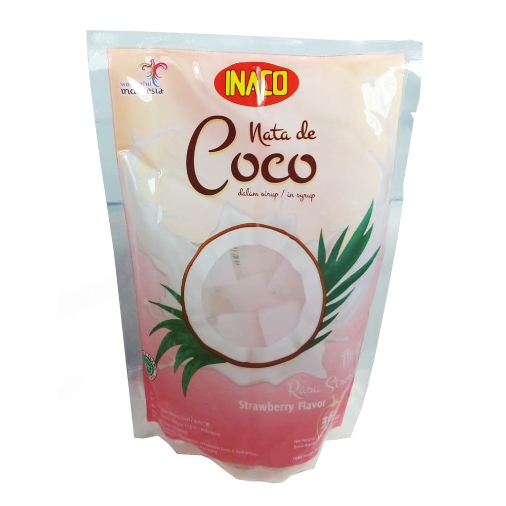 

INACO NATA DE COCO STRAWBERRY FLAVOR 360G