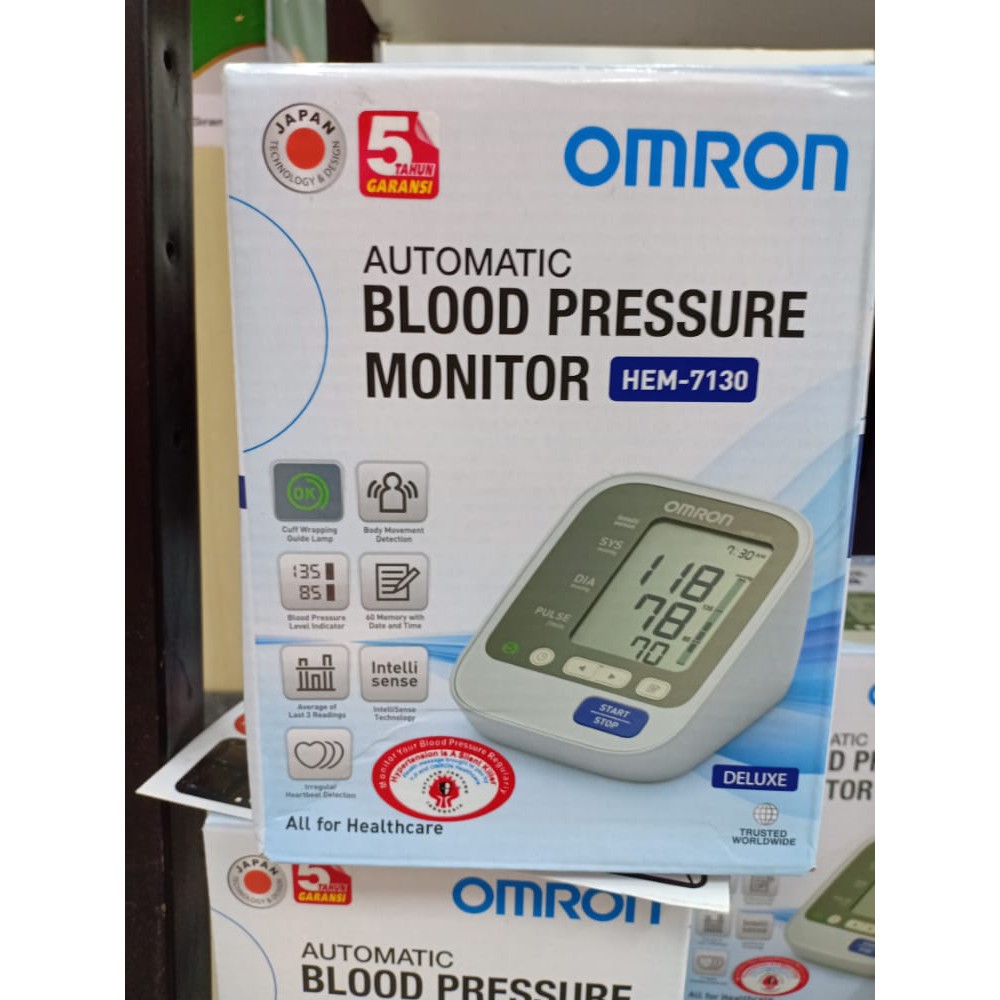 OMRON AUTOMATIC BLOOD PRESSURE MONITOR HEM-7130