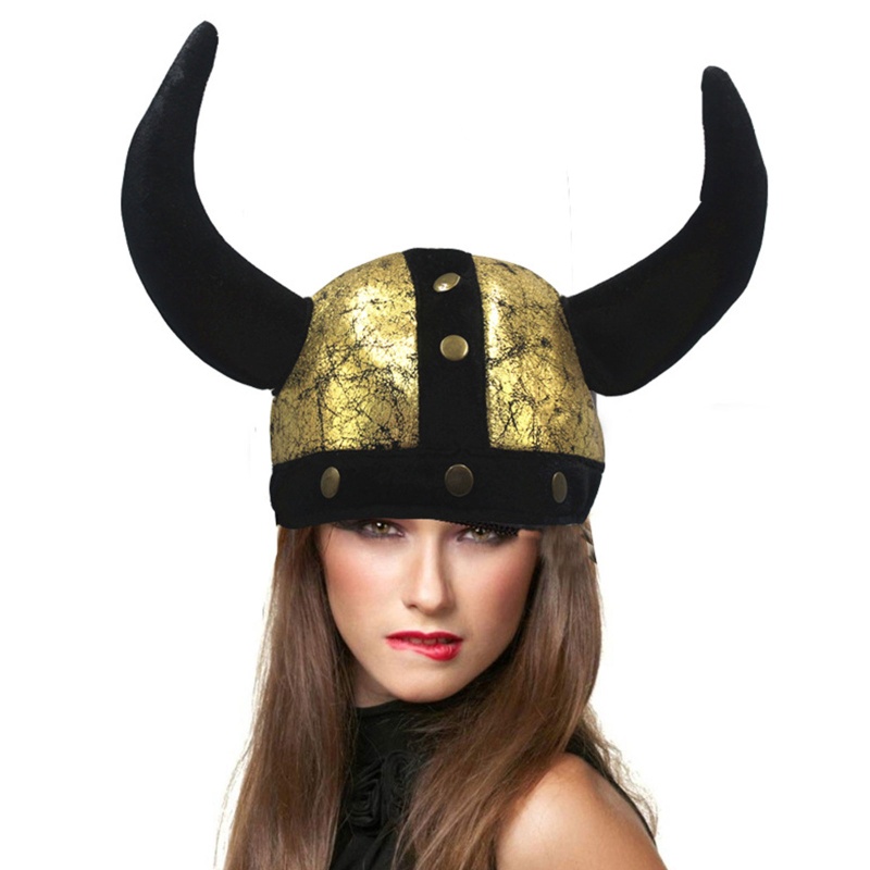 Topi Kostum Halloween Desain Kepala Banteng Untuk Dewasa