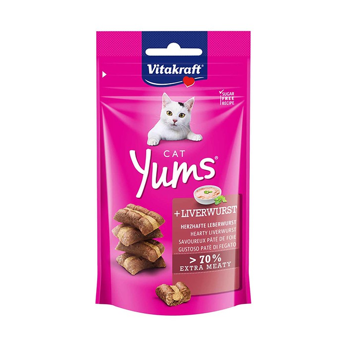 

VITAKRAFT Cat Snack YUMS Liverwurst 40gr