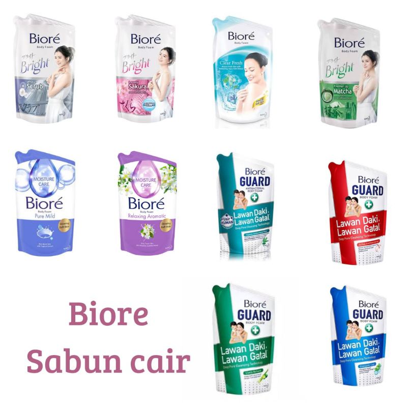 biore sabun cair 400ml