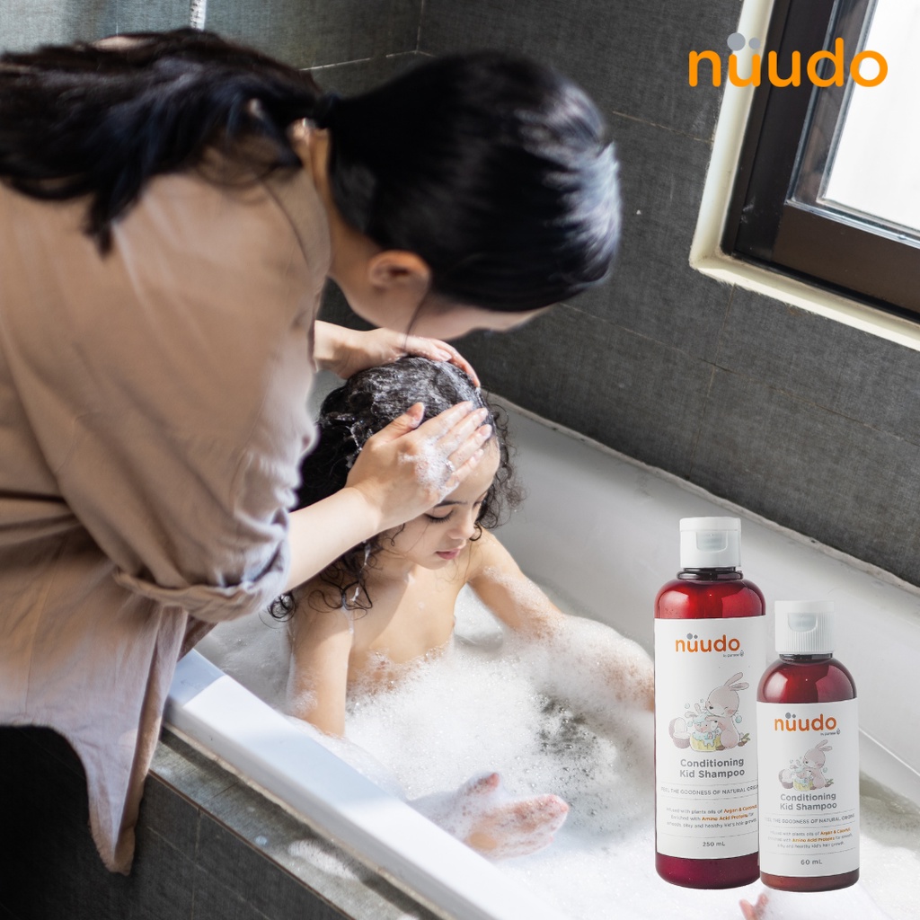 NUUDO - NUUDO CONDITIONING KIDS SHAMPOO TRAVEL SIZE60/HOME SIZE 250/REFILL SIZE 475 NUUDO BY PURECO-SHAMPOO ANAK