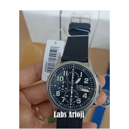 Jam Tangan Alba Men Chronograph AM3853 AM3853X1 Original & Garansi