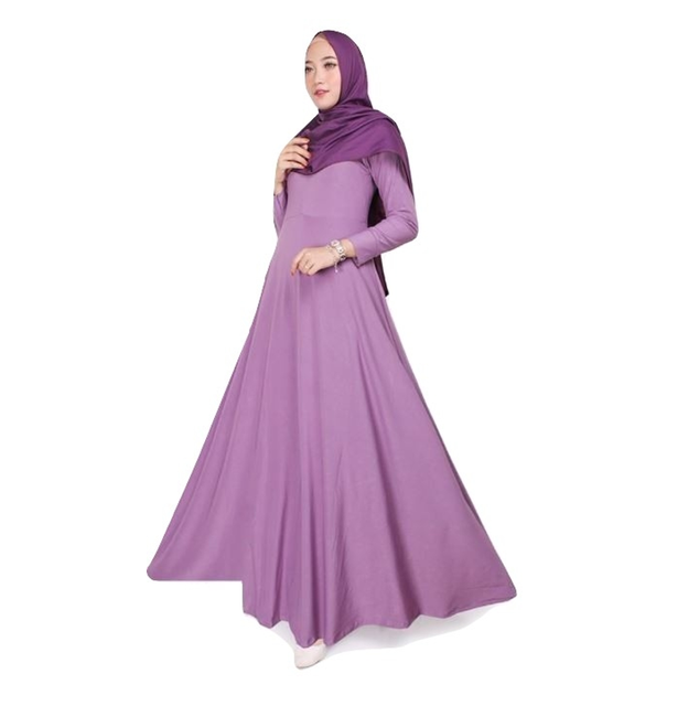 Gbm_shop (PROMO) Gamis Polos Jersey / Baju Muslim / Gamis 