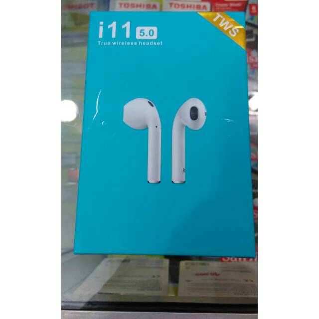 HEADSET BLUETOOTH i11 tws ,auto pairing & power..suara mantap ,BT 5.0,utk semua android &iphone