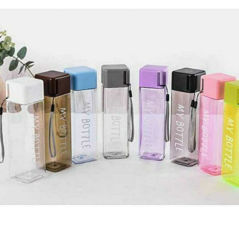 botol My bottle kotak persegi transparan infuser water berkualitas