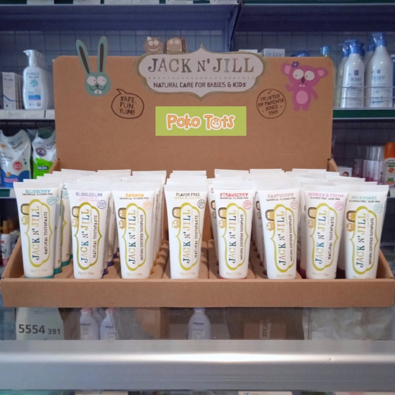 Jack N Jill Natural Toothpaste 50gr Pasta Gigi Bayi Anak Odol JackNJill