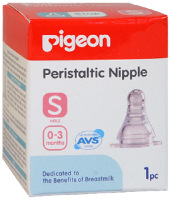 Pigeon peristaltic nipple isi 1 (dot botol susu)