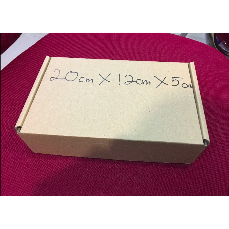 

25pcs-50pcs-100pcs Kotak Kardus Polos Packing Karton Box Die Cut 20cm x 12cm x 5cm
